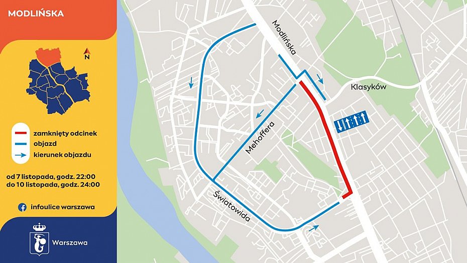 Remont Modliskiej. Sprawd objazdy i trasy autobusw