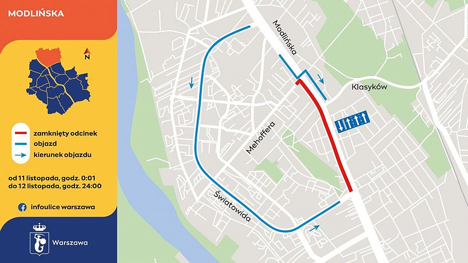 Remont Modliskiej. Sprawd objazdy i trasy autobusw