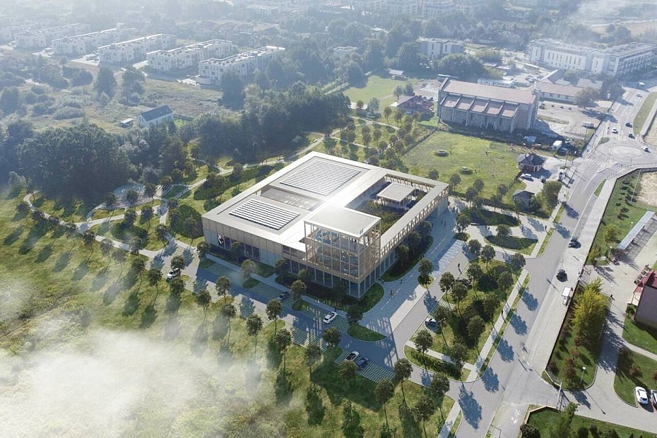 Nowa pywalnia na Biaoce: zielony dach, energia ze soca i cztery zjedalnie