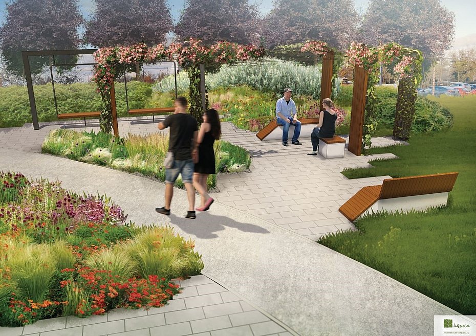 Bia�o��ka zyska nowy skwer z drog� rowerow�