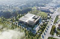 Nowa pływalnia na Białołęce: zielony dach, energia ze słońca i cztery zjeżdżalnie